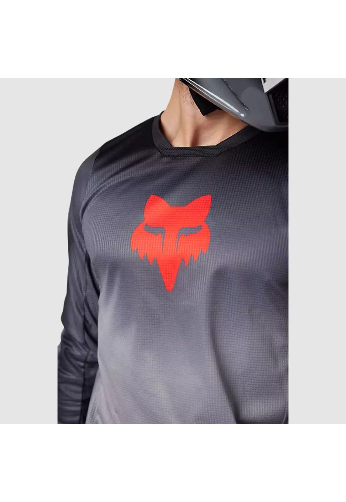 Polera Moto 180 Interfere Gris Fox-4