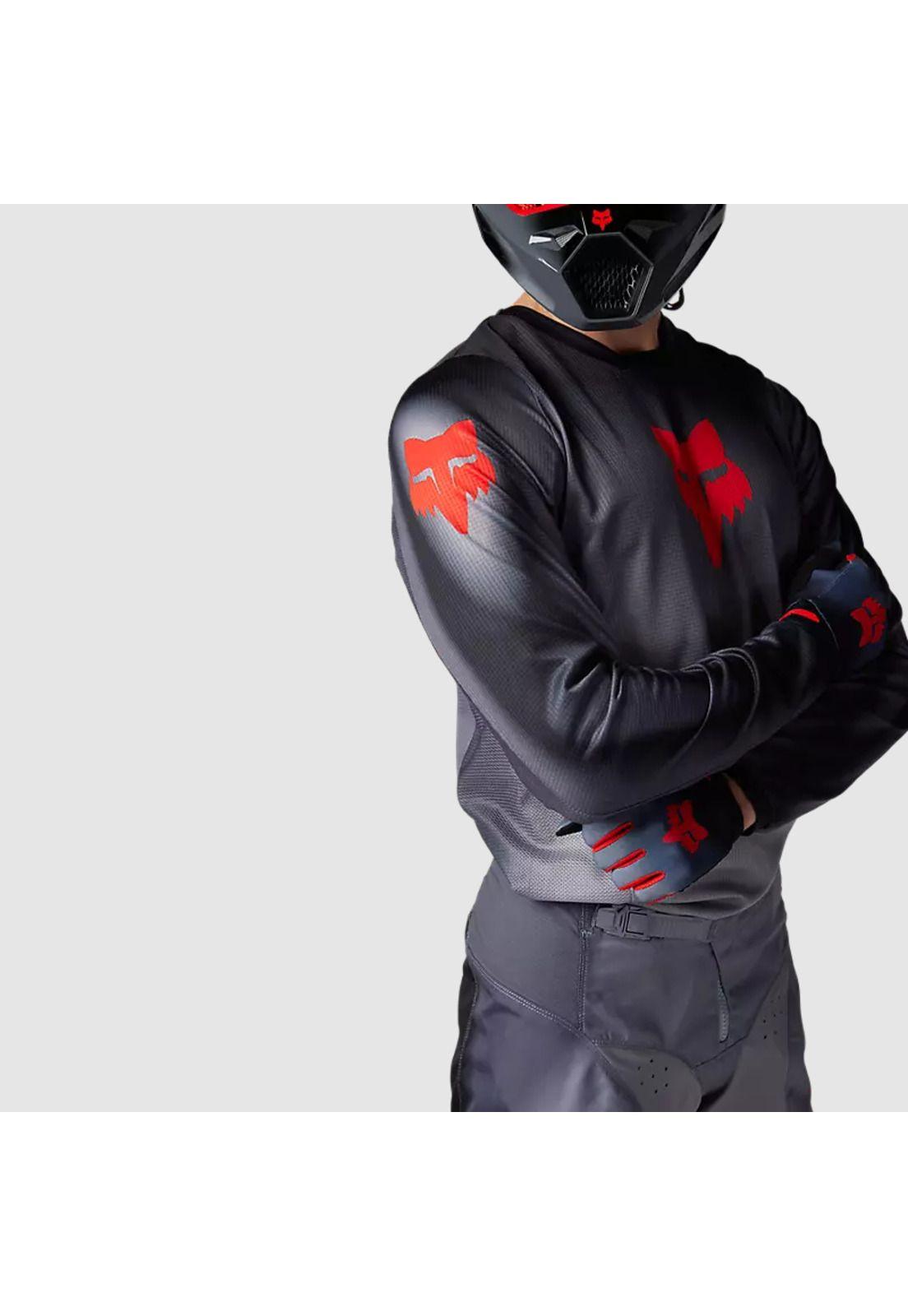 Polera Moto 180 Interfere Gris Fox-6