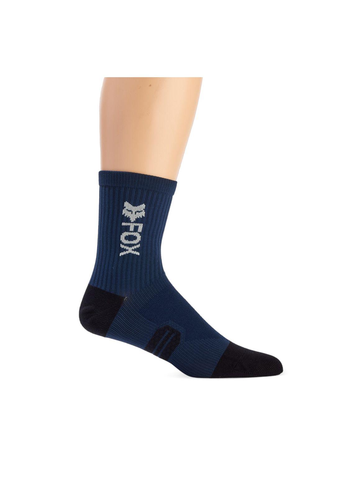 Calcetines Bicicleta Ranger 6" 1974 Azul Marino Fox-0