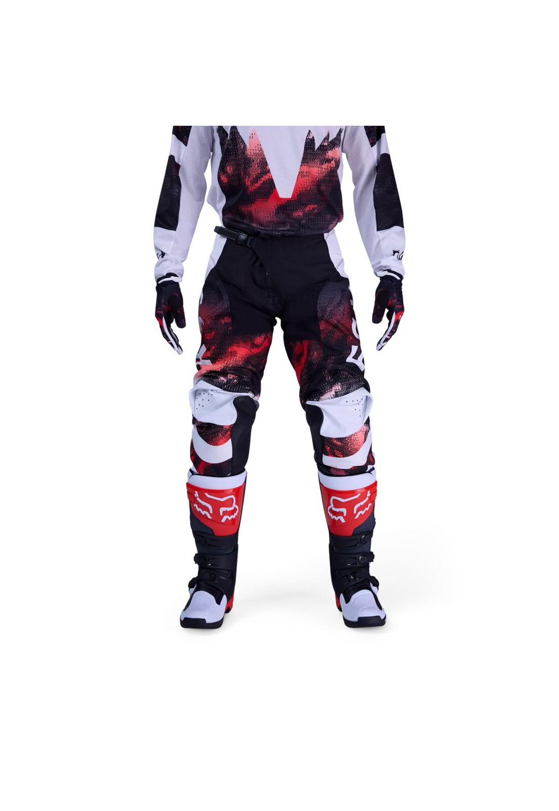 Pantalon Moto 180 Kairos Blanco Fox-2
