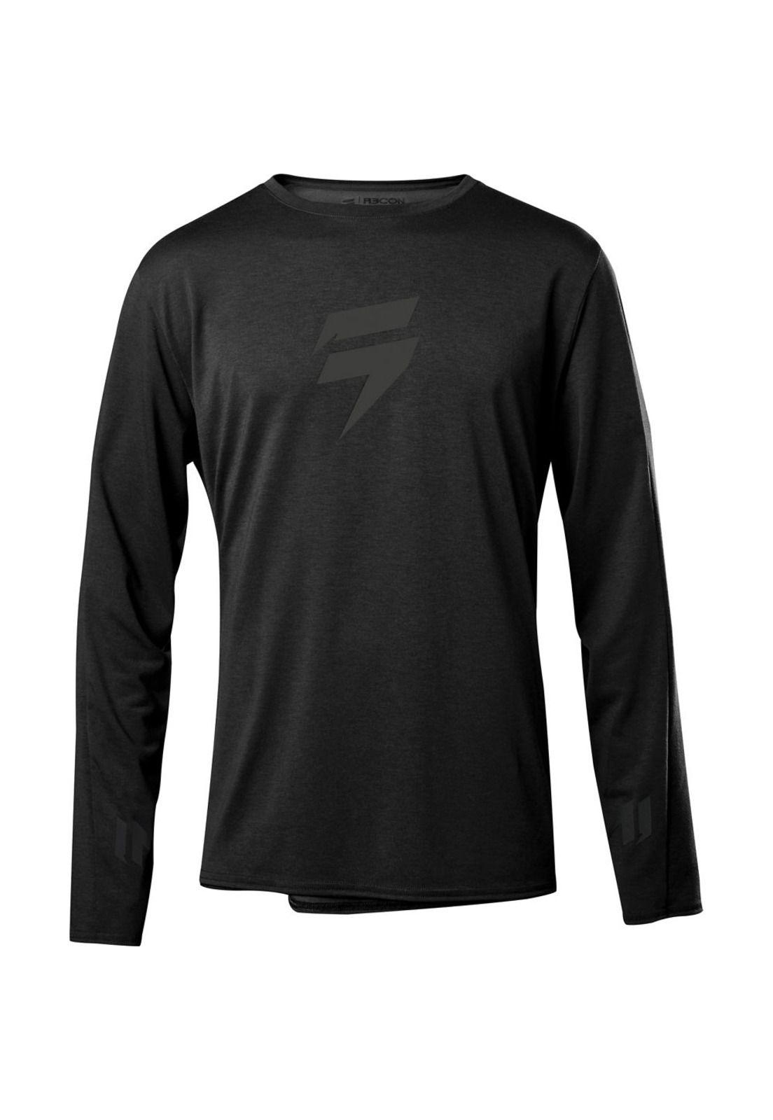 Polera Moto Recon Drift Negro Shift-0