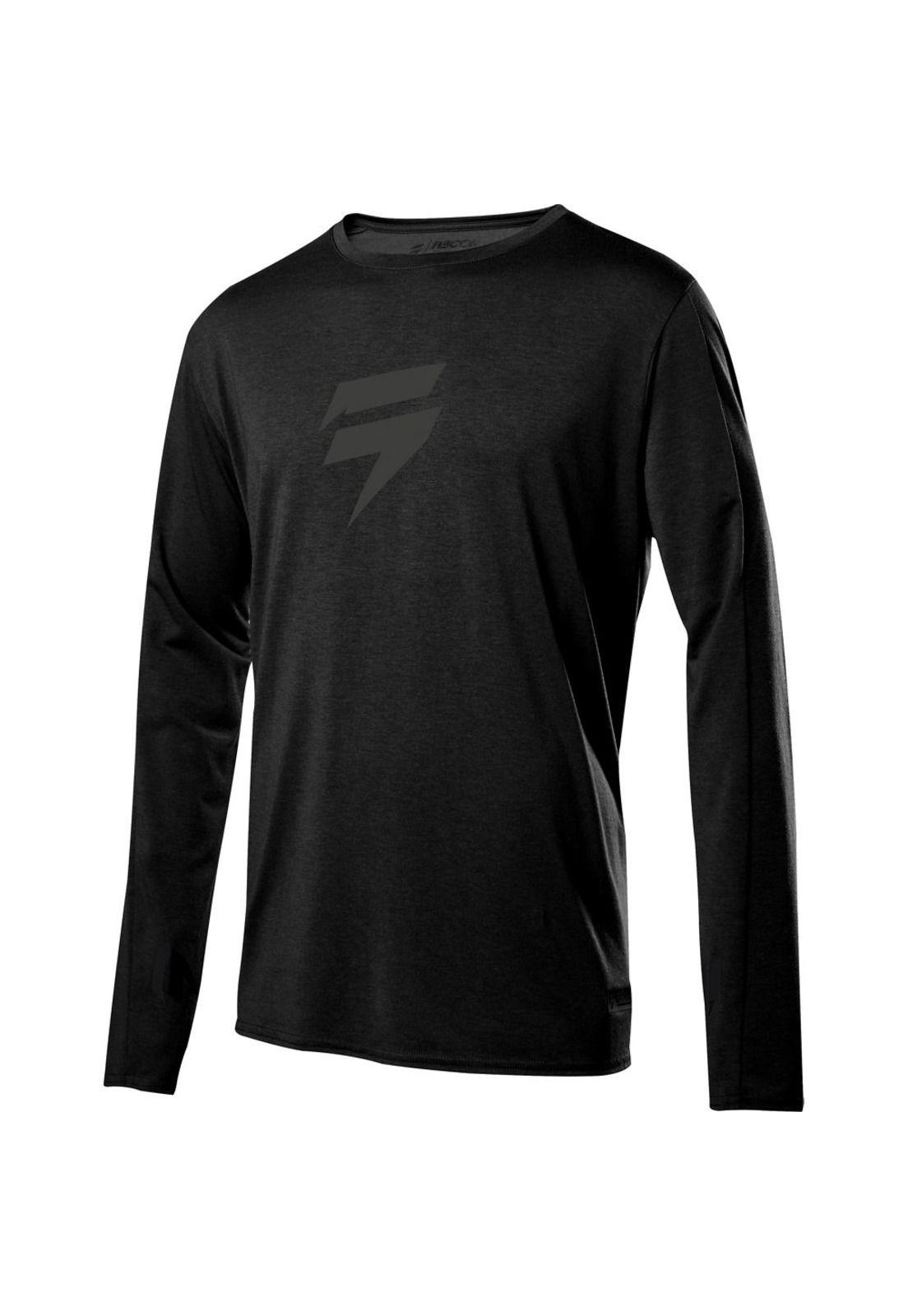 Polera Moto Recon Drift Negro Shift-2