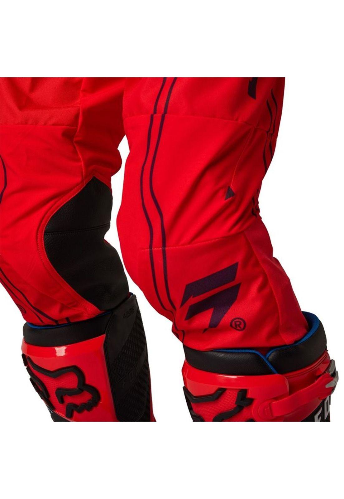 Pantalon Moto Black Label Qwik Rojo Shift-3