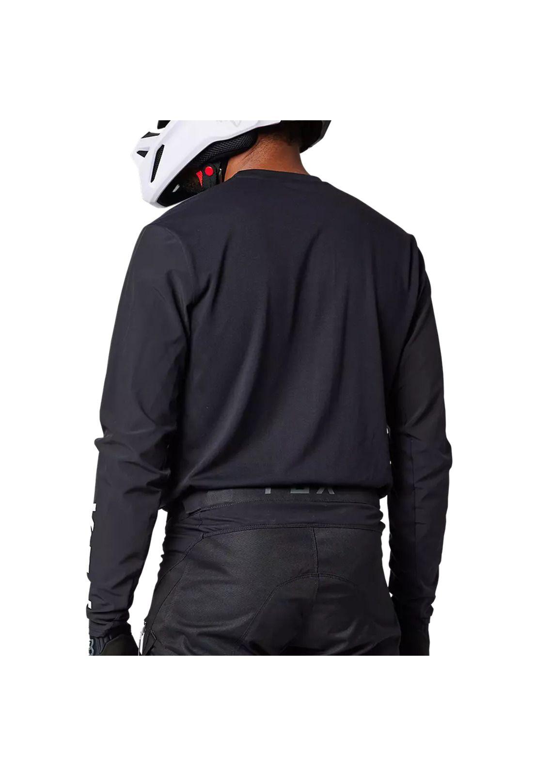 Polera Moto Ranger Offroad Negro/Blanco Fox-2