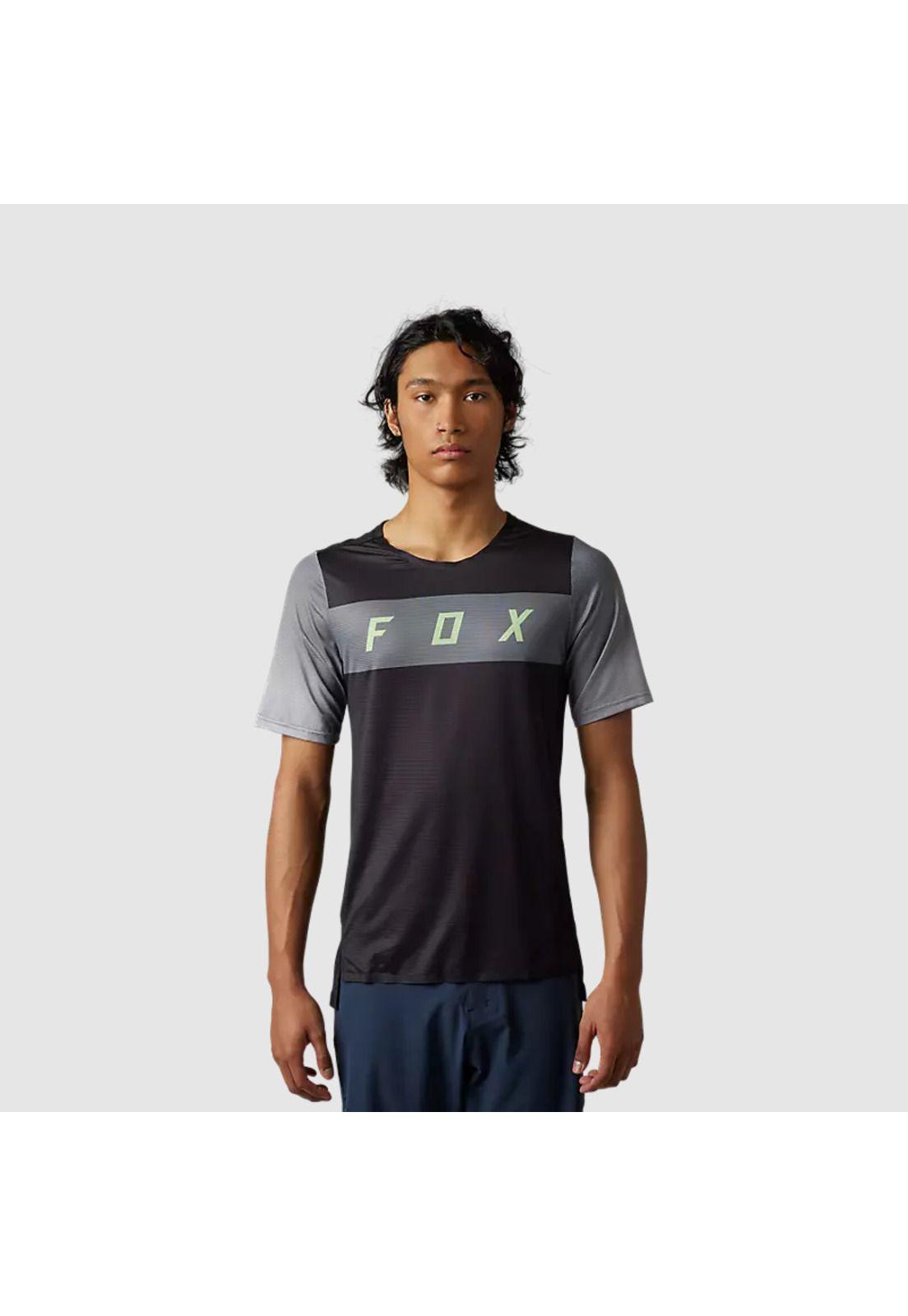 Polera Bicicleta Flexair Arcadia Negro Fox-1
