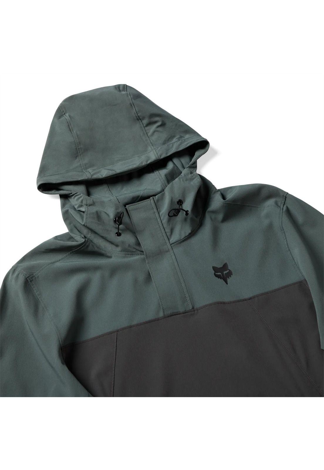 Chaqueta Cortaviento Bicicleta Ranger Verde Fox-2