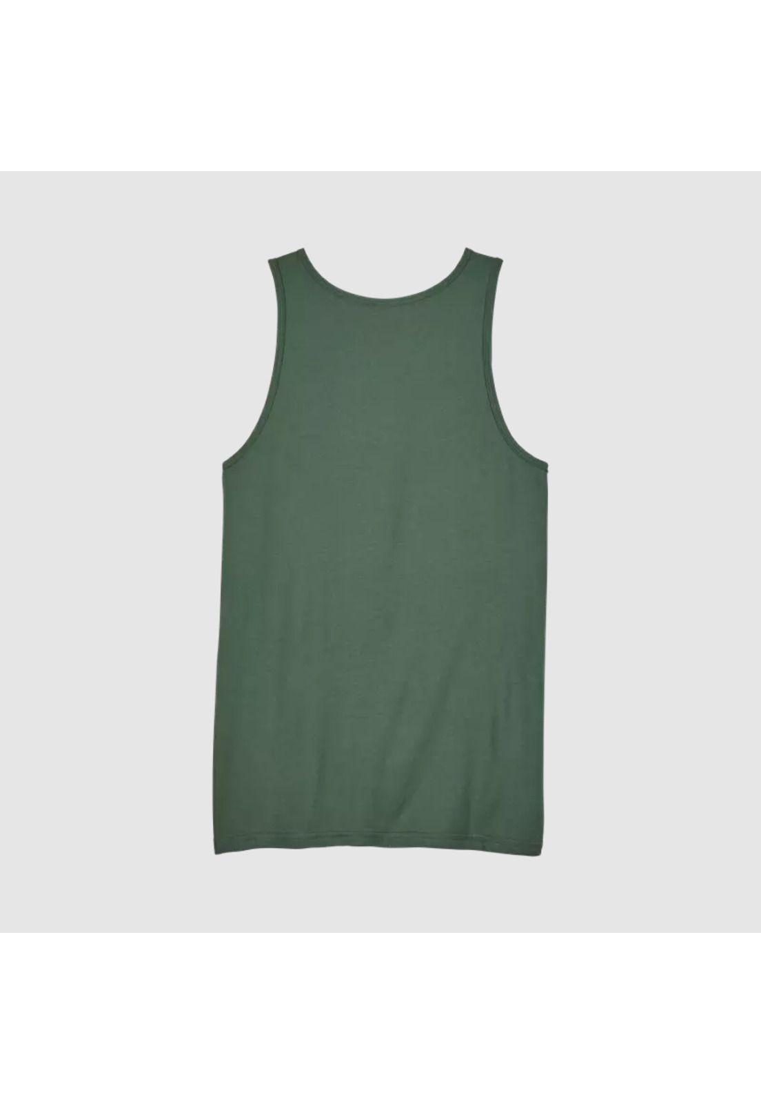 Polera Lifestyle Leo Premium Tank Verde Fox-3