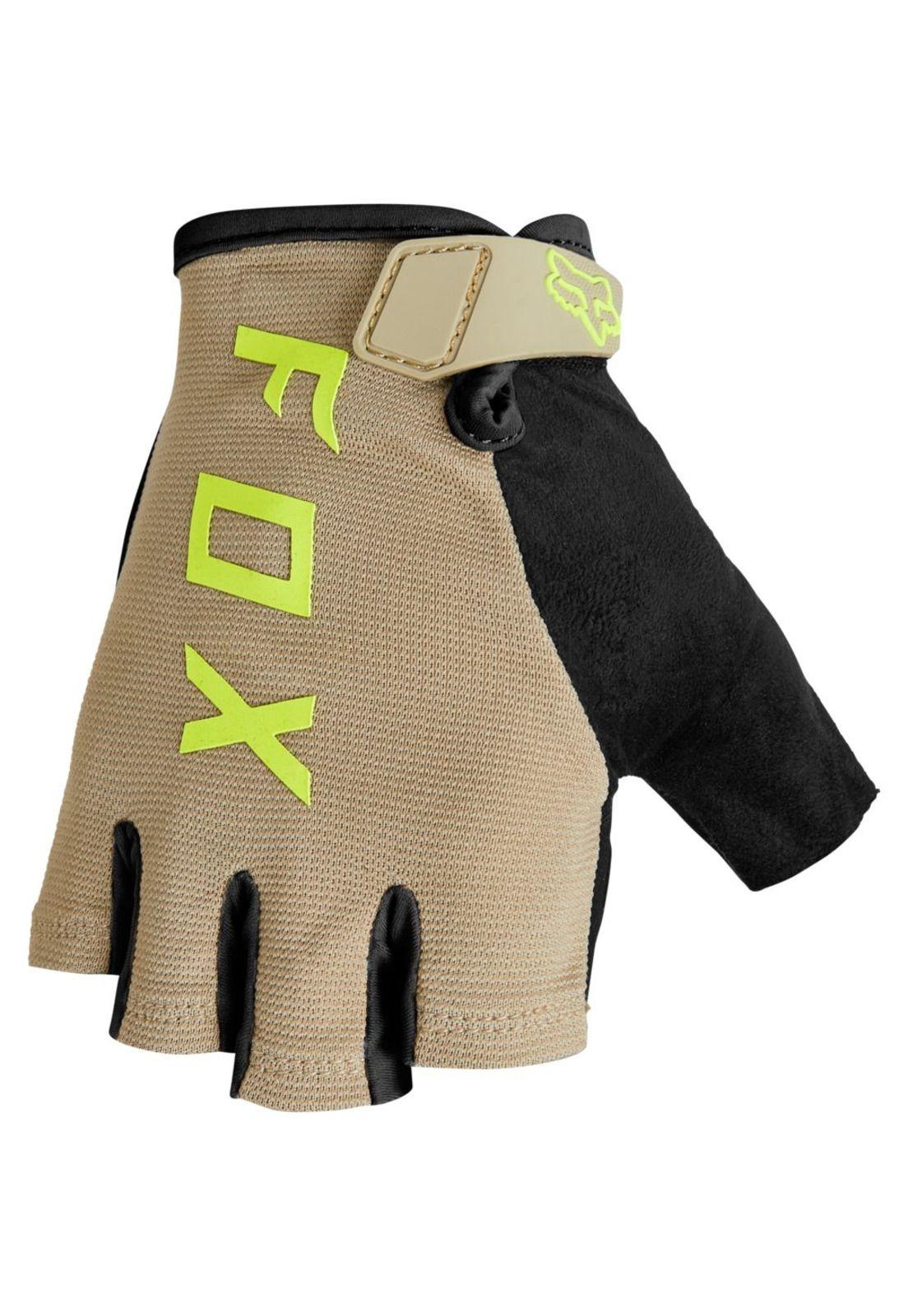 Guantes Bicicleta Ranger Gel Short Amarillo Fox-4