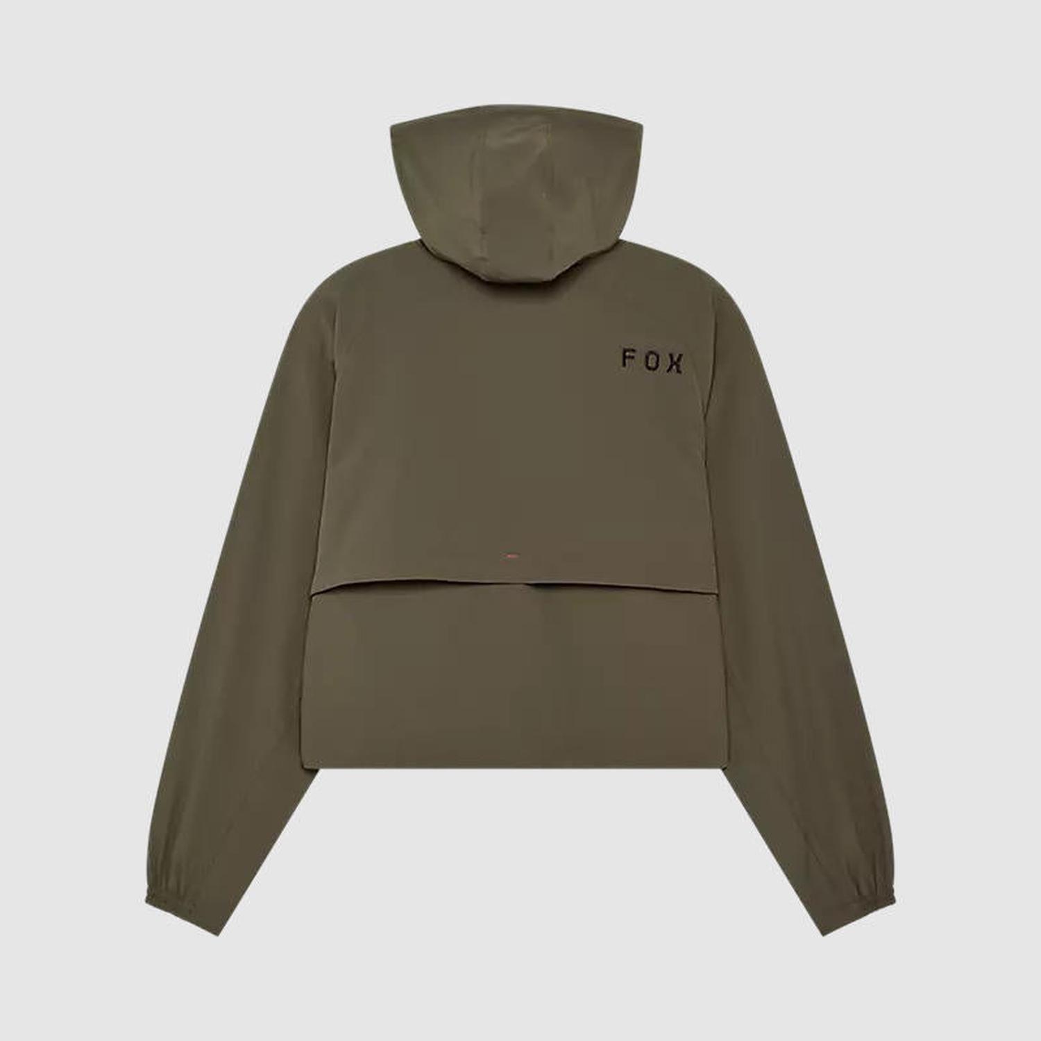 Chaqueta Cortavientos Lifestyle Mujer Survivalist Verde Fox-2