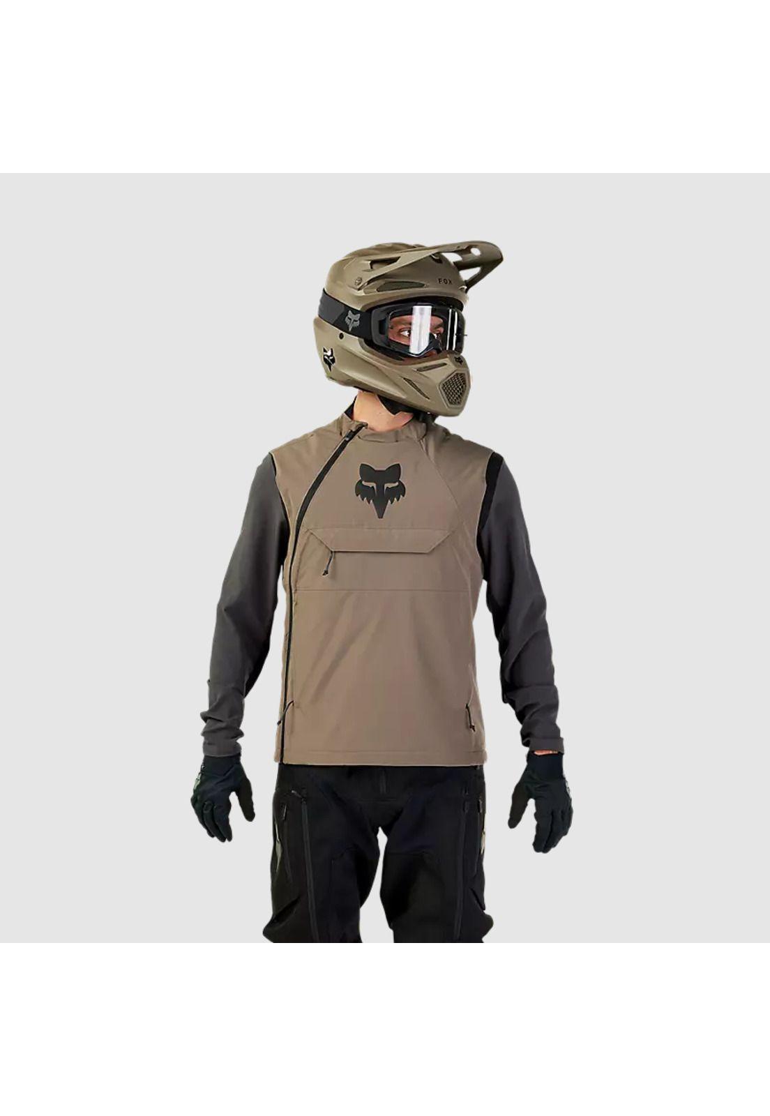 Chaqueta Moto Cortavientos Ranger Off Road Sin Mangas Cafe Fox-2