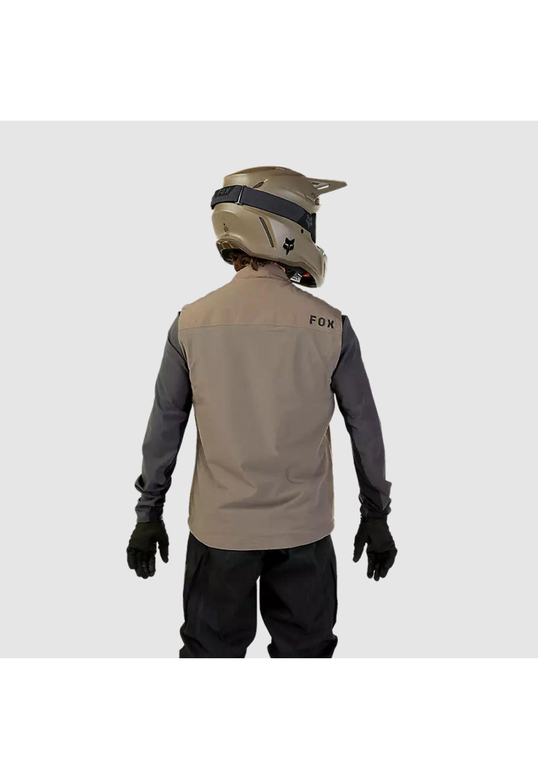 Chaqueta Moto Cortavientos Ranger Off Road Sin Mangas Cafe Fox-3