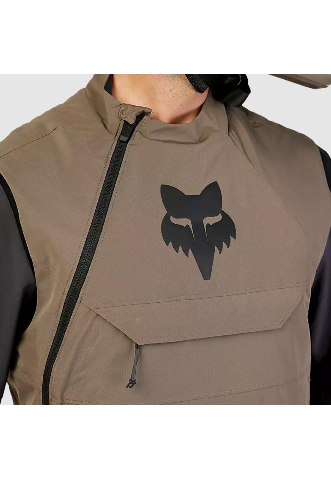 Chaqueta Moto Cortavientos Ranger Off Road Sin Mangas Cafe Fox-4