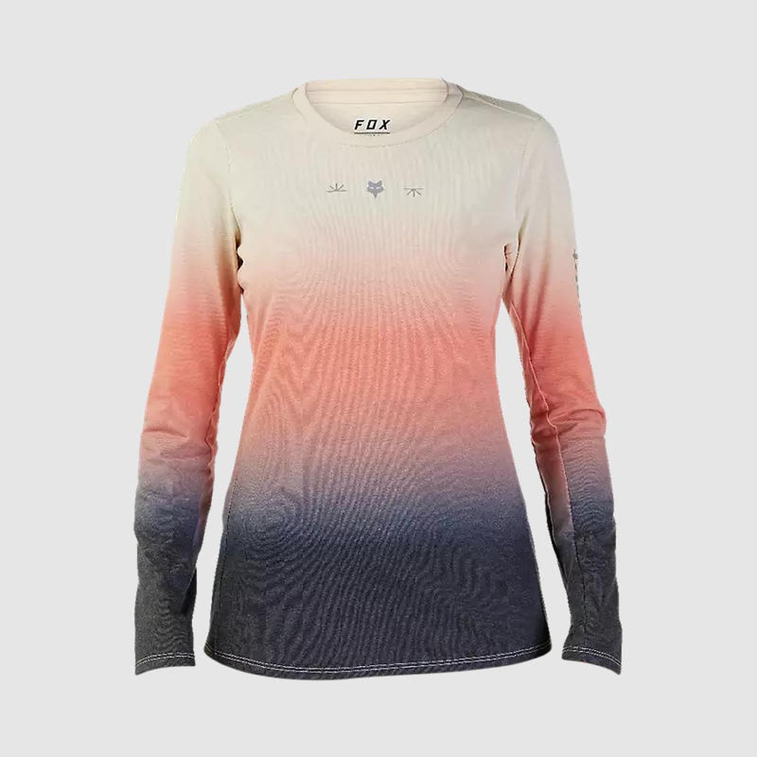 Polera Bicicleta Mujer Ranger Lunar Drirelease® Manga Larga Rosado Fox-0