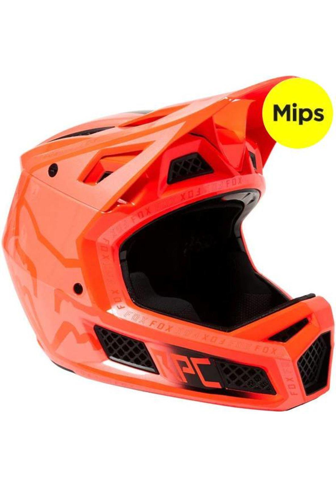 Casco Bicicleta Rampage Pro Carbon Mips Rojo Fox-0