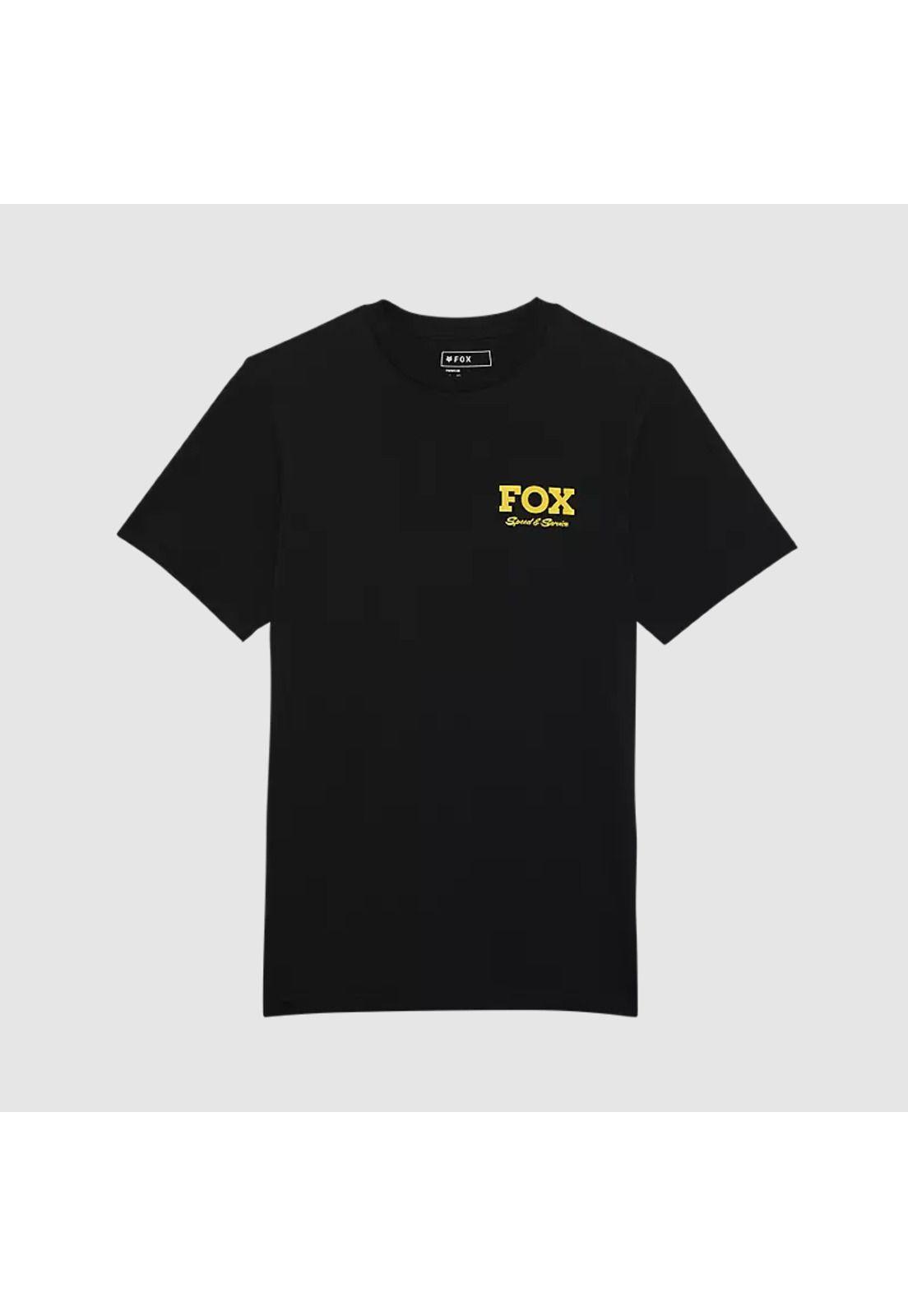 Polera Lifestyle Speed & Service Premium Negro Fox-0