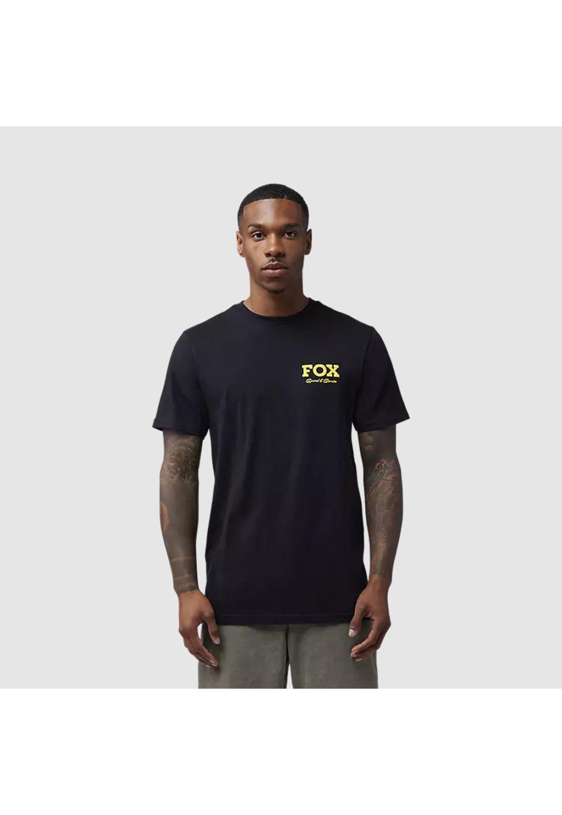 Polera Lifestyle Speed & Service Premium Negro Fox-2