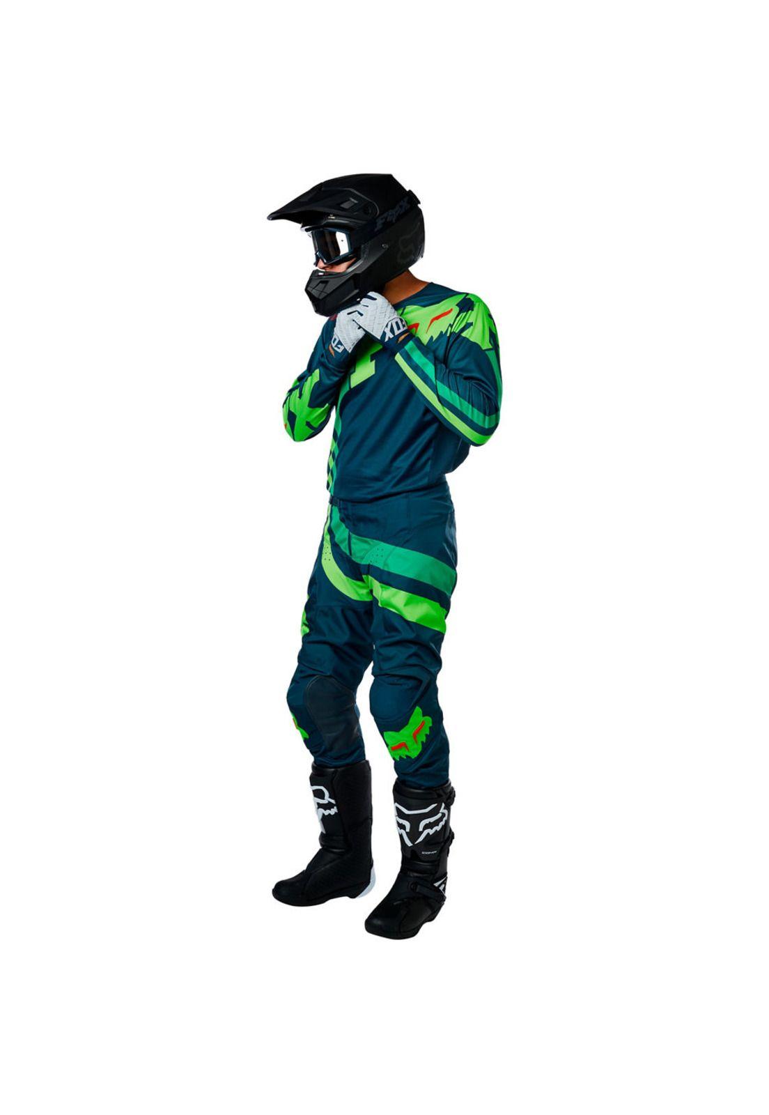 Polera Moto 180 Cota Azul Fox-1