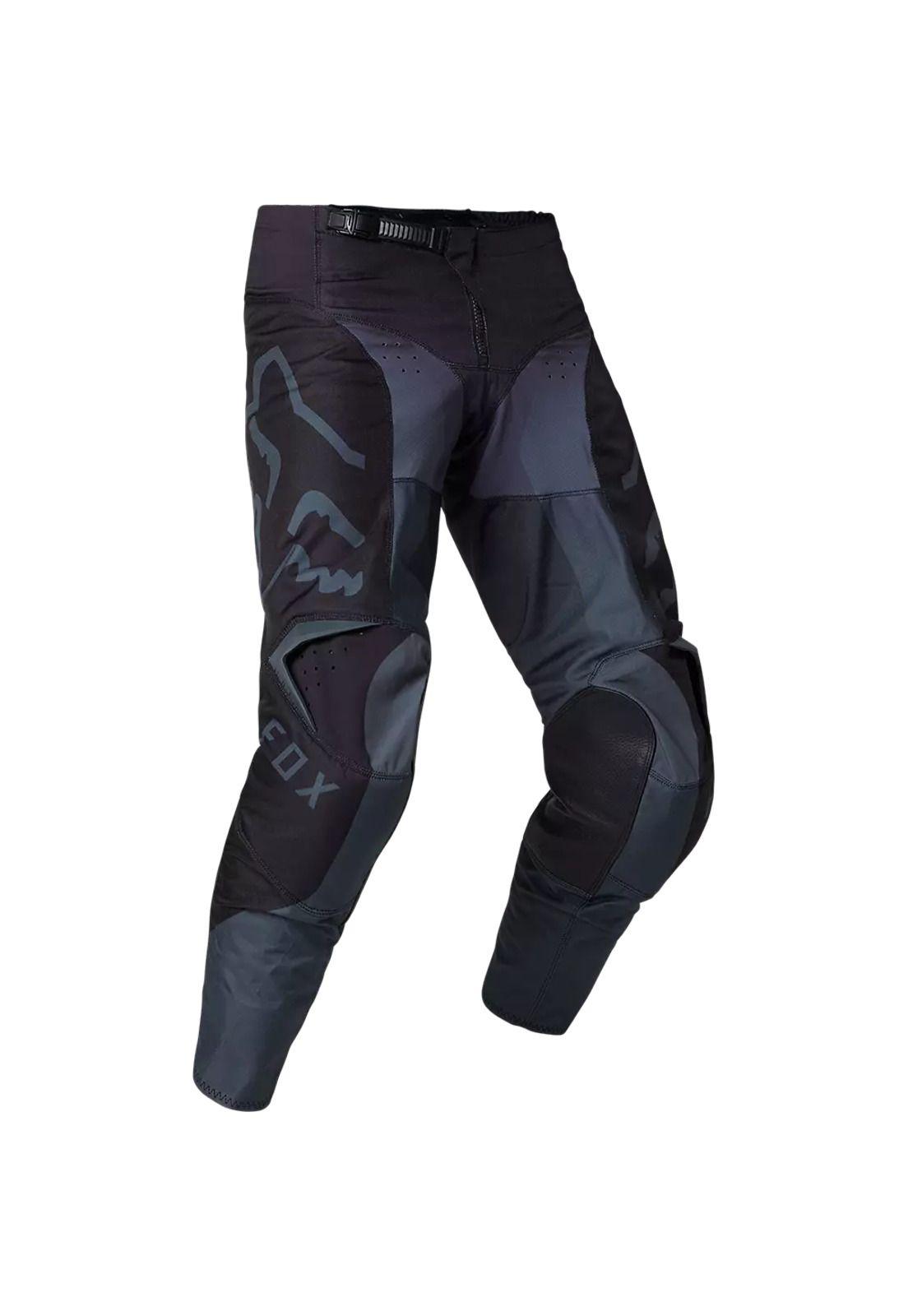 Pantalon Moto 180 Leed Gris/Negro Fox-0