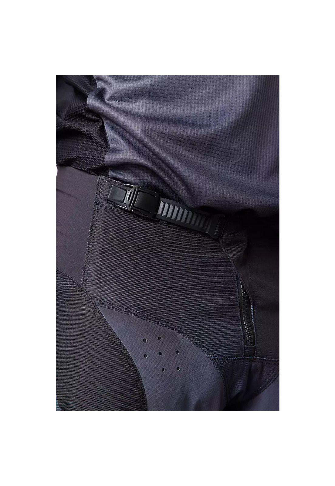 Pantalon Moto 180 Leed Gris/Negro Fox-3