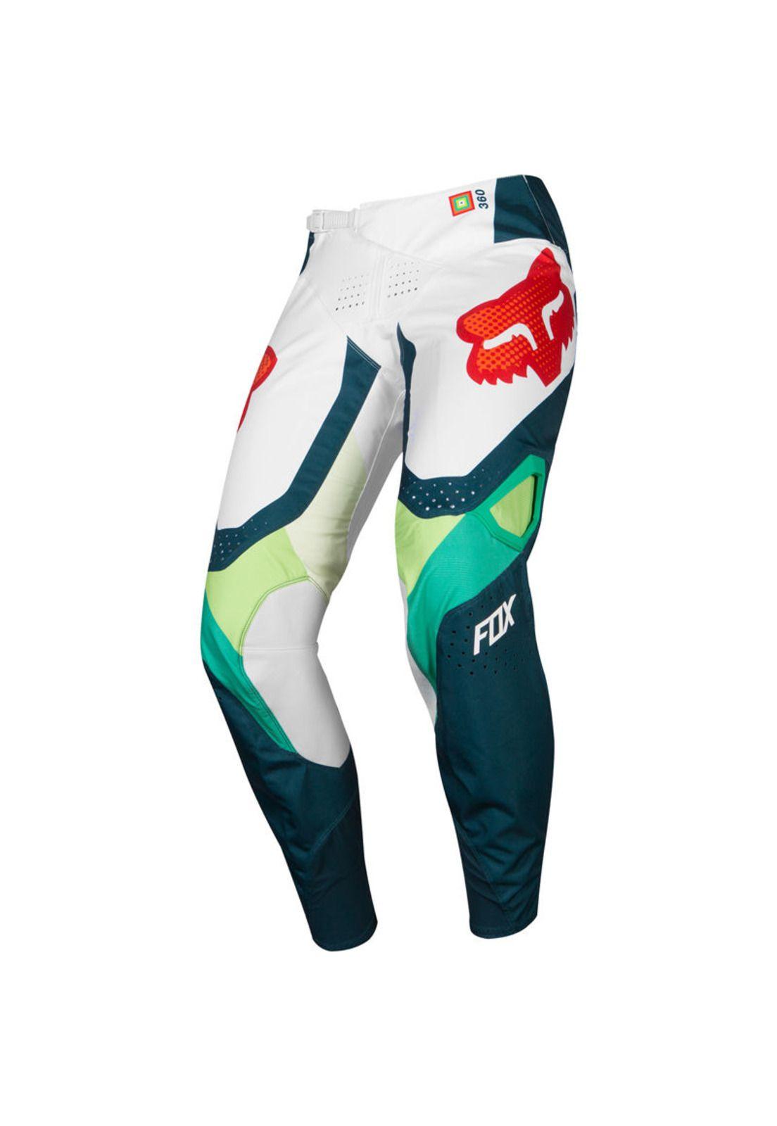 Pantalon Moto 360 Murc Verde Fox-0