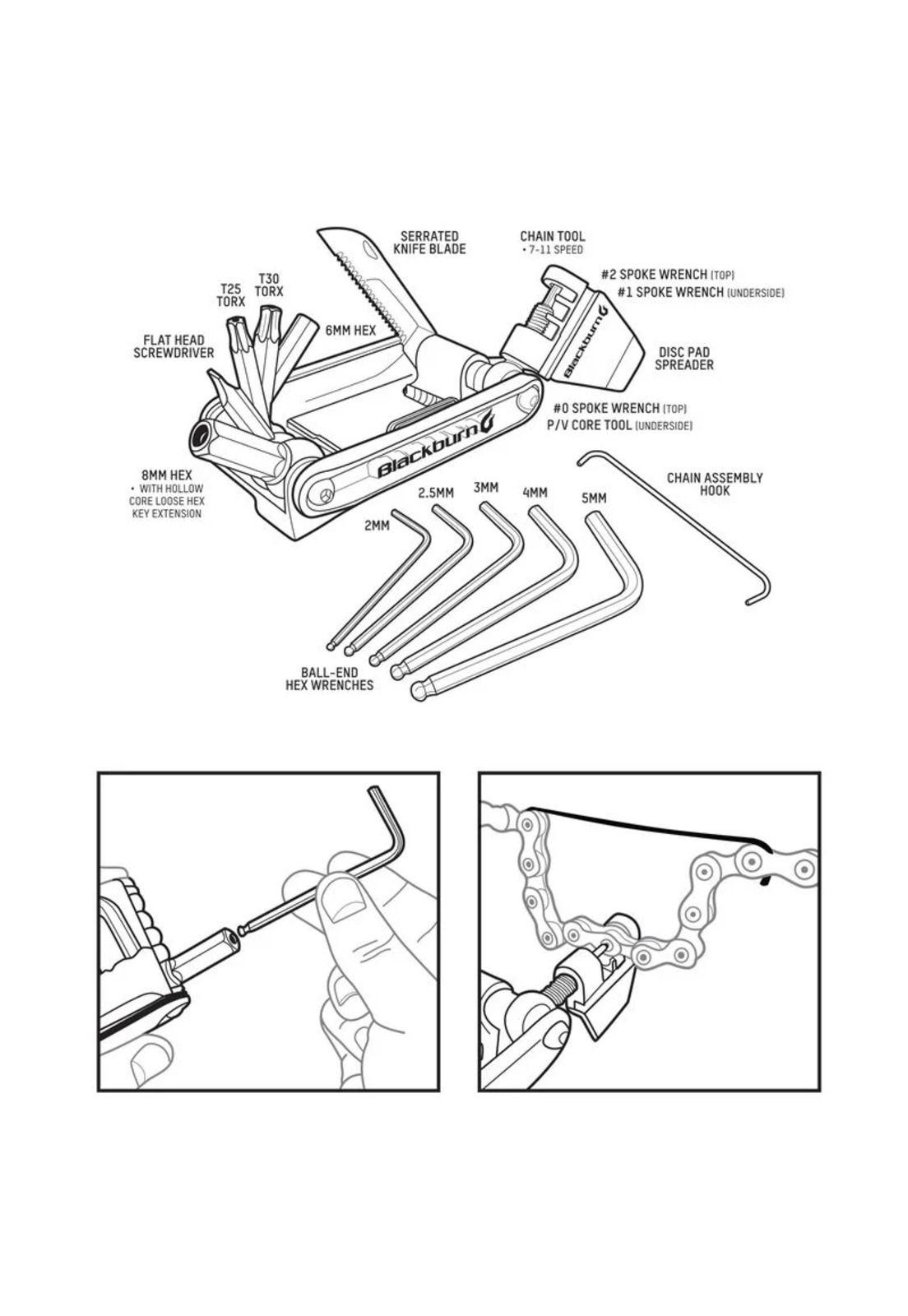 Herramienta Bicicleta Wayside MultiTool Blackburn-4