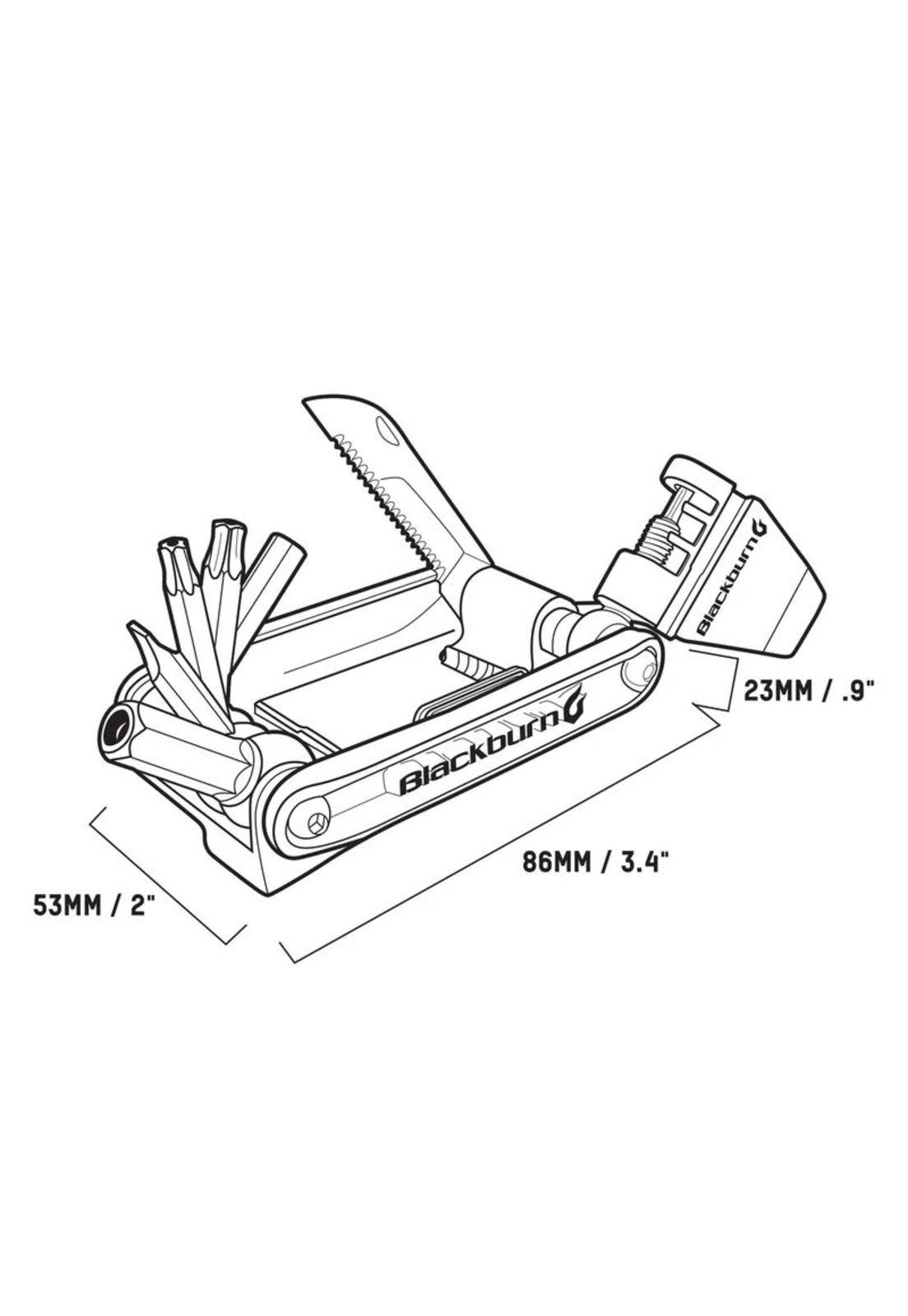 Herramienta Bicicleta Wayside MultiTool Blackburn-5