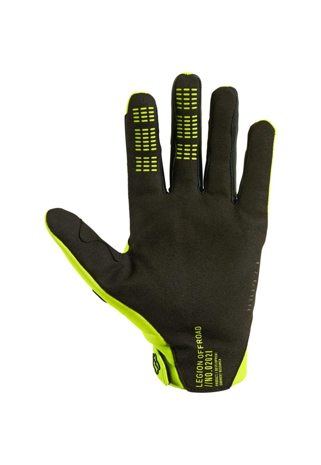 Guantes Moto Legion Thermo Amarillo Fox-1