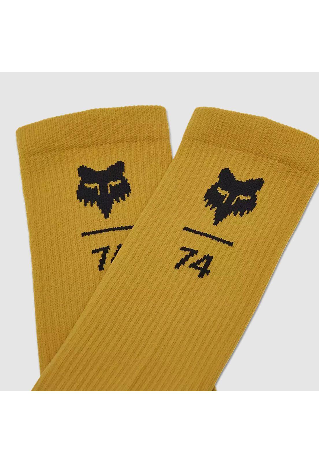 Calcetines Bicicleta Ranger 8" Fox 74 Mostaza Fox-2