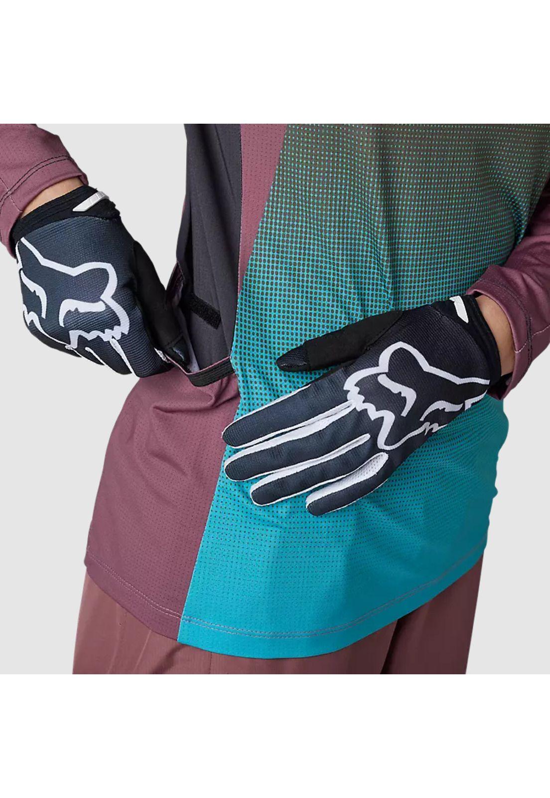 Polera Moto Mujer Ranger Drive Krux SXS Con Cuello Café Fox-3