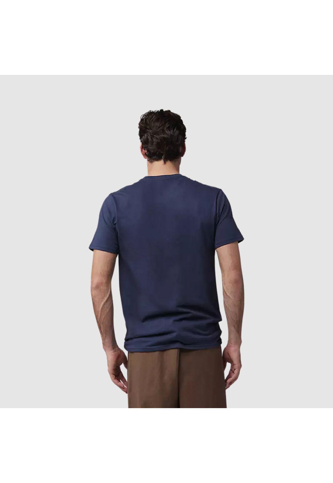 Polera Lifestyle Hotlaps Premium Azul Marino Fox-3