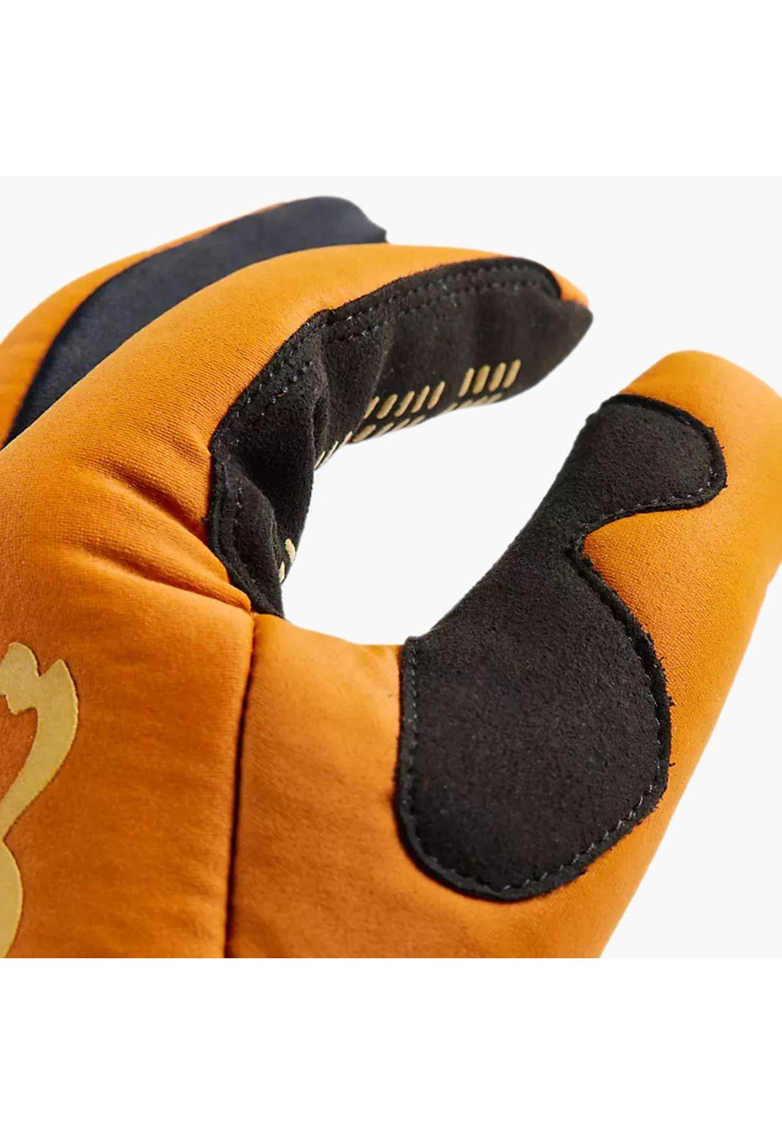 Guantes Moto Legion Drive Thermo Naranjo Fox-3