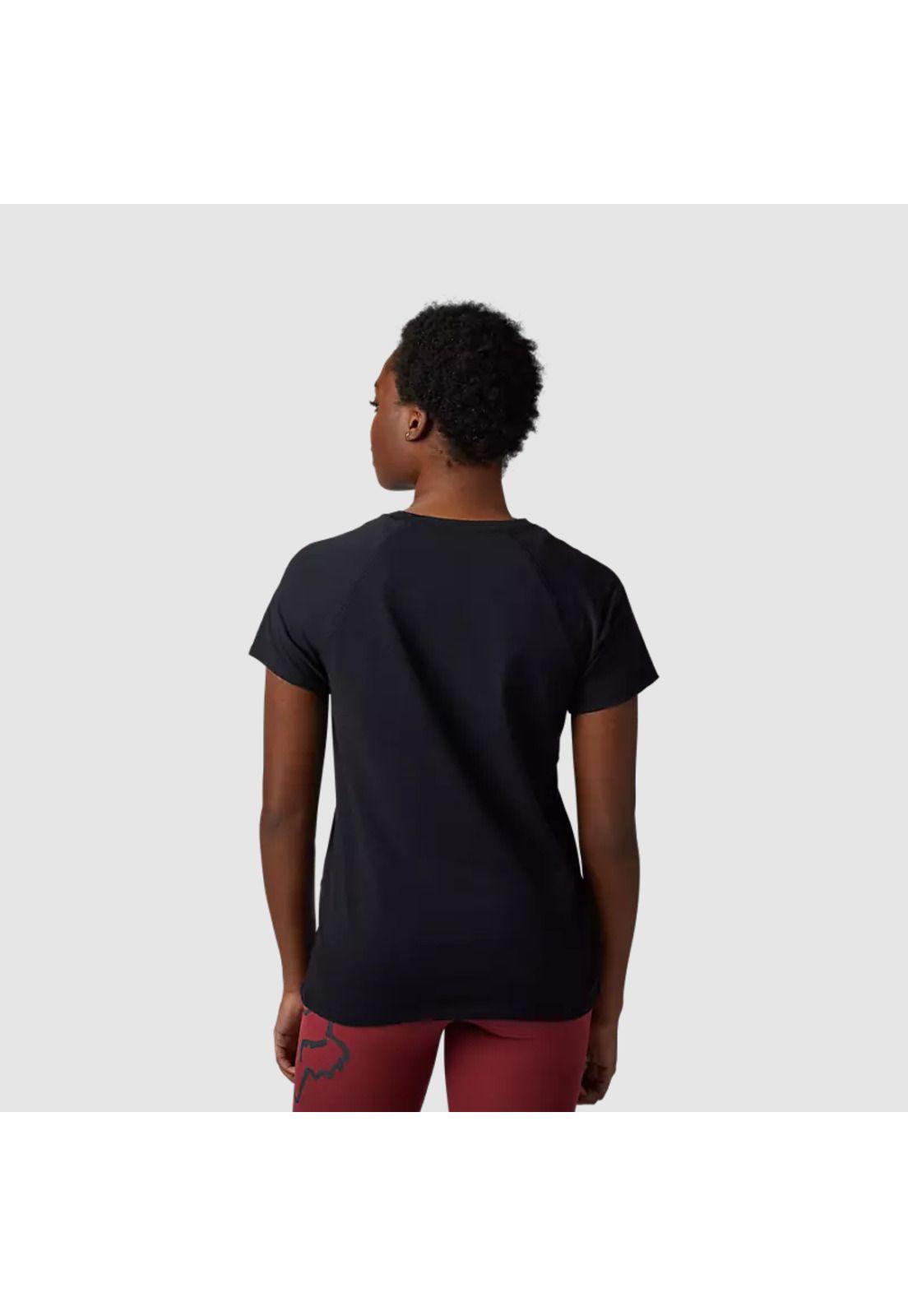 Polera Lifestyle Mujer Level Up Negro Fox-1