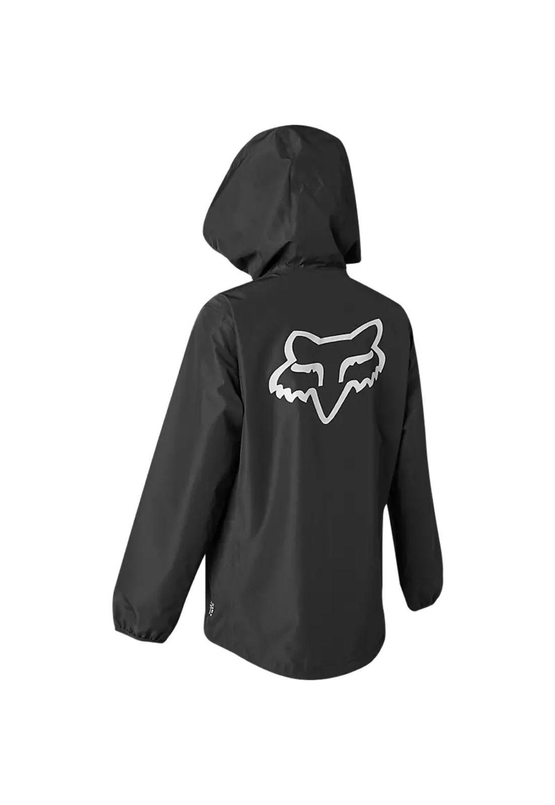 Chaqueta Bicicleta Niño Impermeable Ranger 25L Negro Fox-1