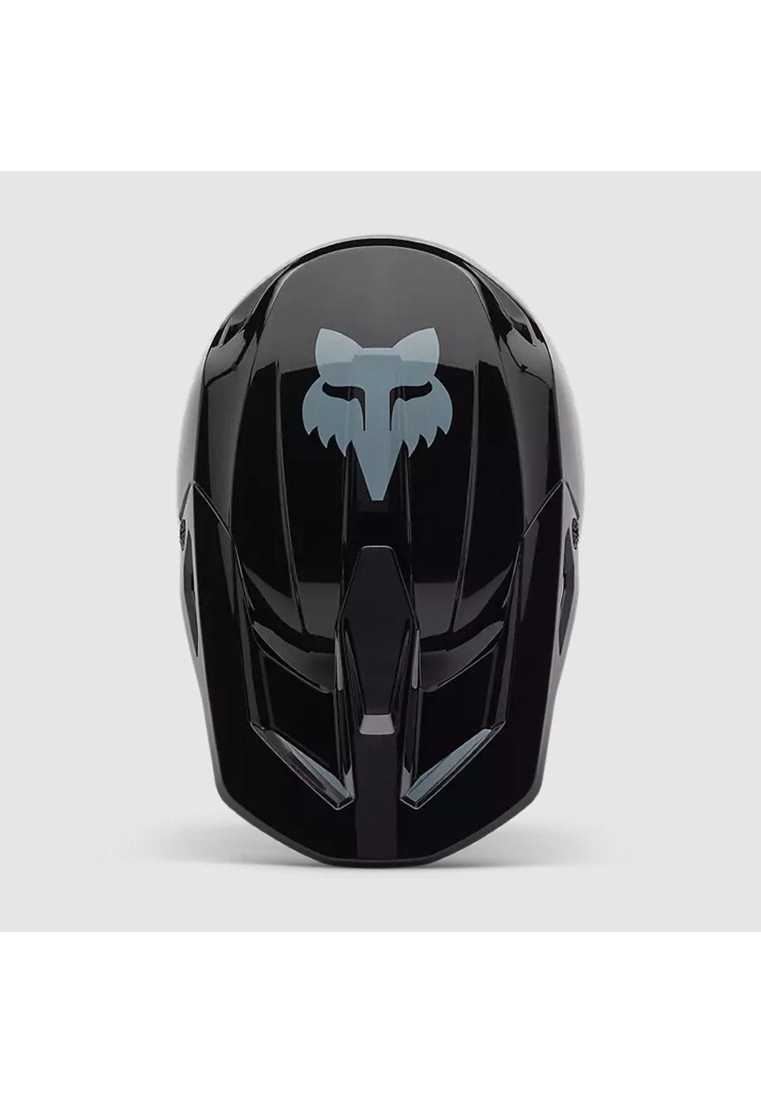 Casco Moto V1 Taunt Negro/Gris Fox-3