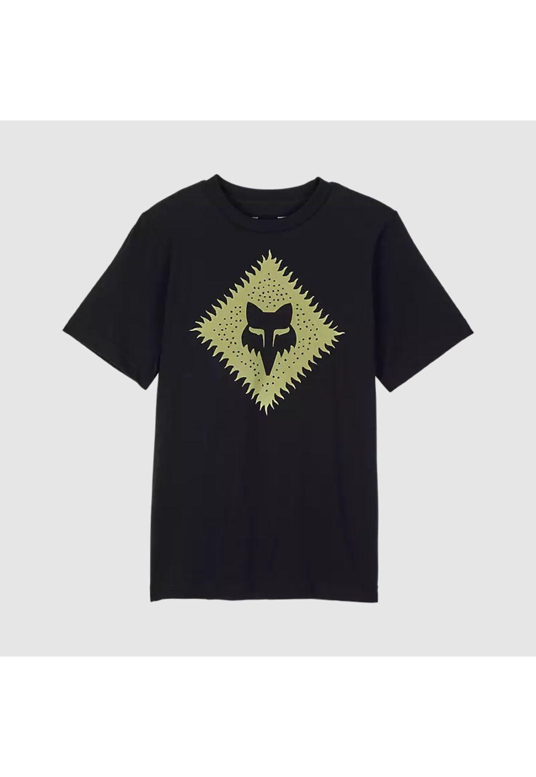 Polera Lifestyle Niño Leo Premium Negro Fox-0