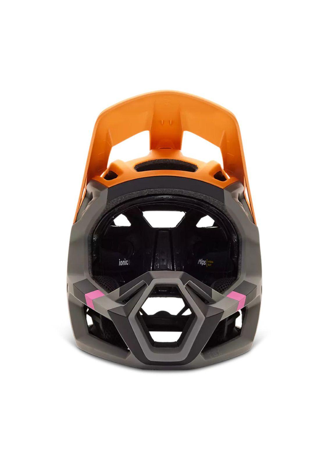 Casco Bicicleta Proframe RS Clyzo Naranjo/Negro/Rosado Fox-2