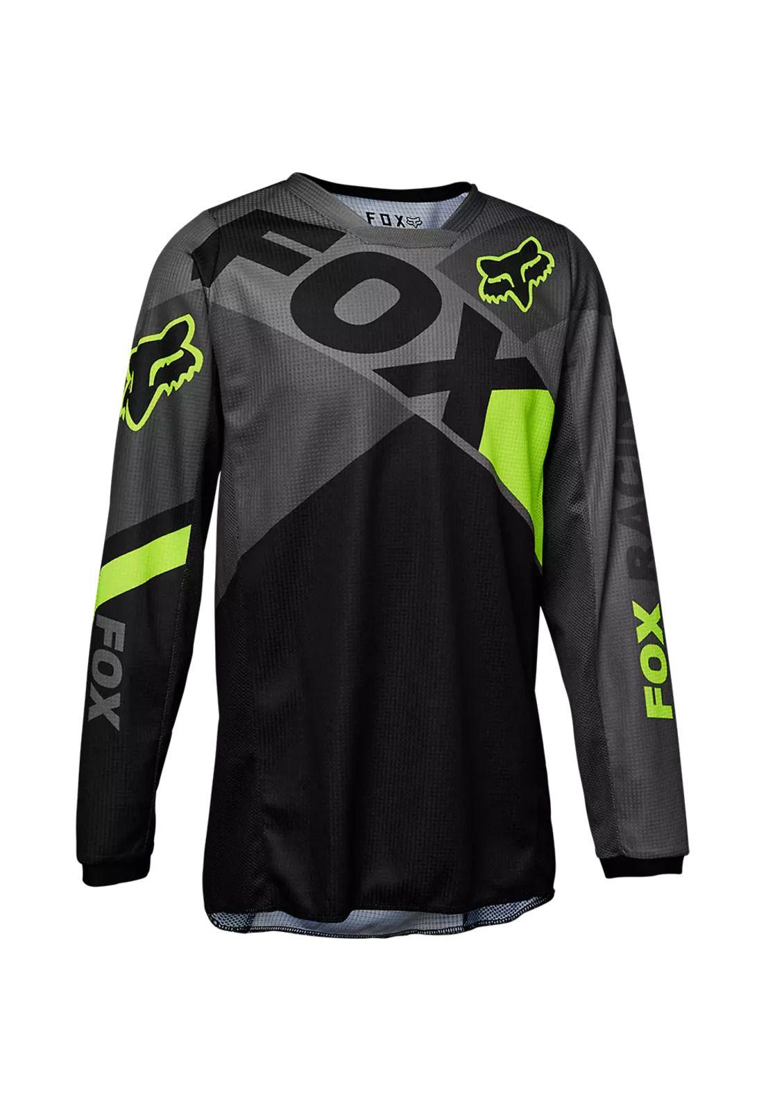 Polera Moto Niño 180 Xpozr Negro Fox-0