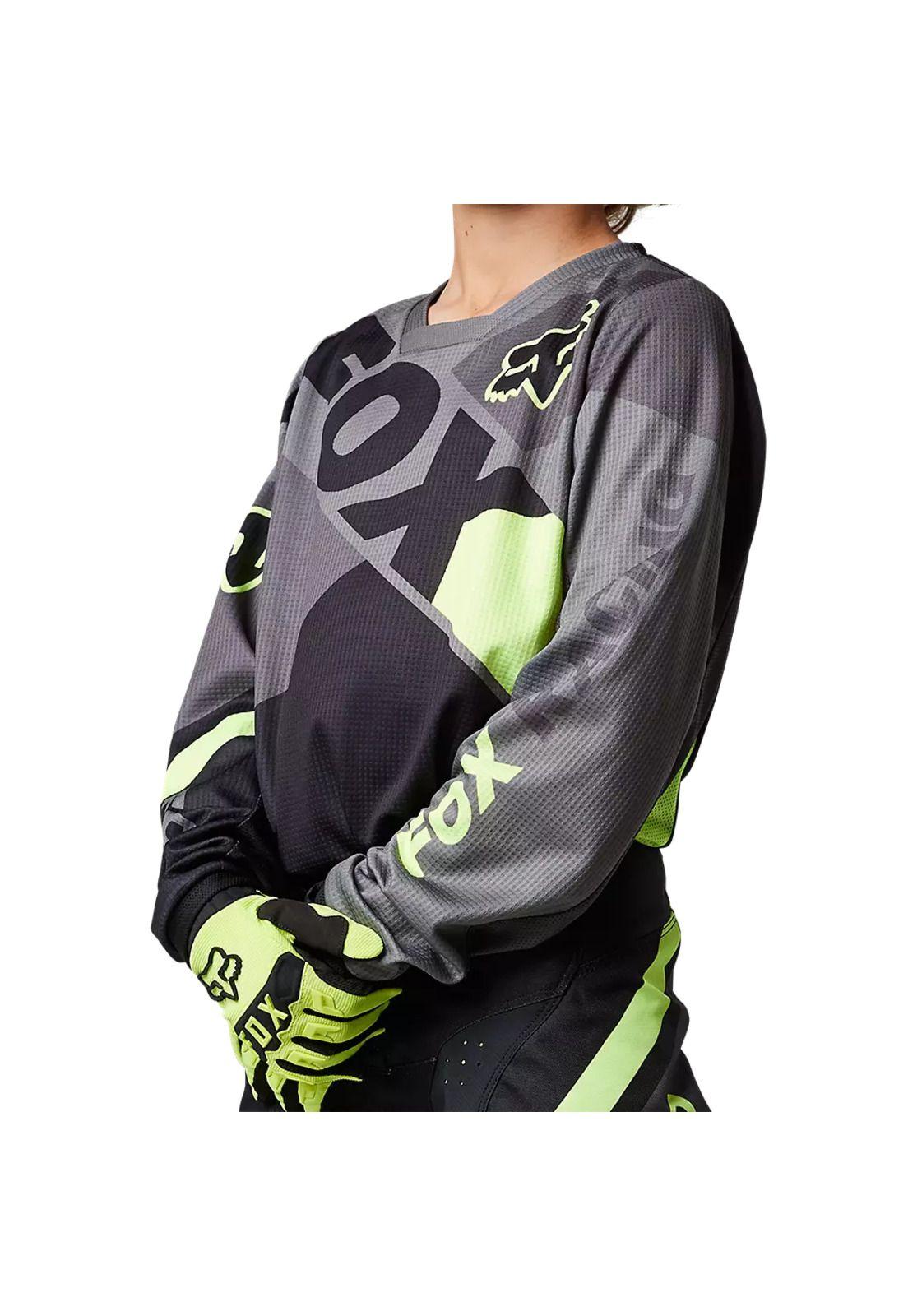 Polera Moto Niño 180 Xpozr Negro Fox-1