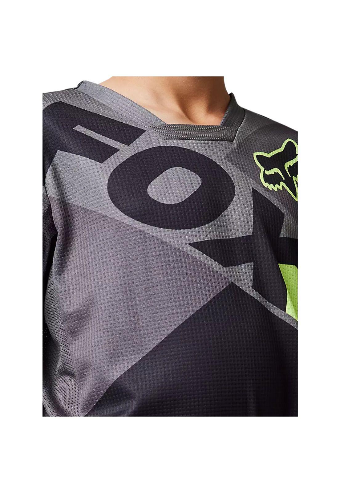 Polera Moto Niño 180 Xpozr Negro Fox-4