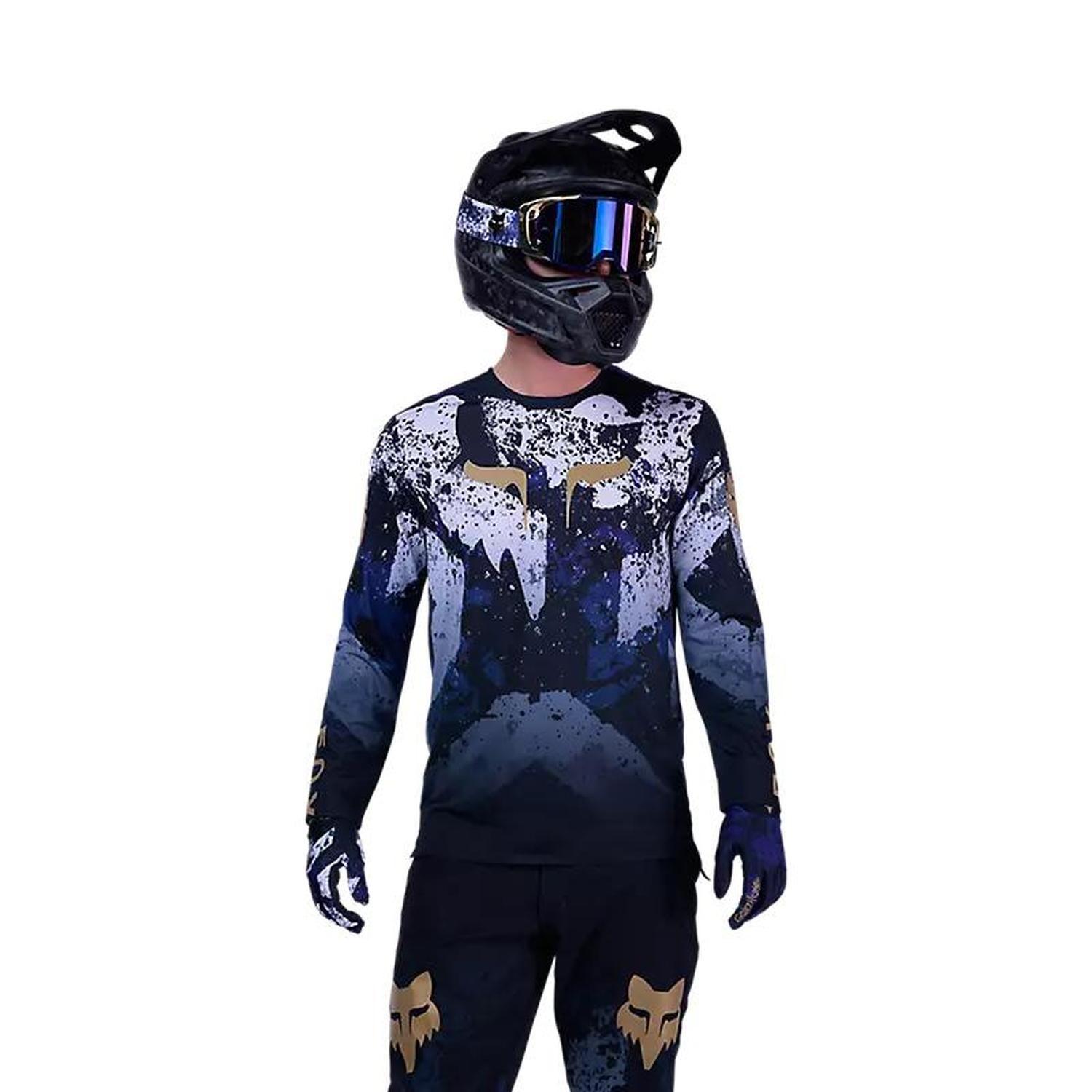 Pantalon Bicicleta Flexair Goldstone Special Edition Morado Fox-2