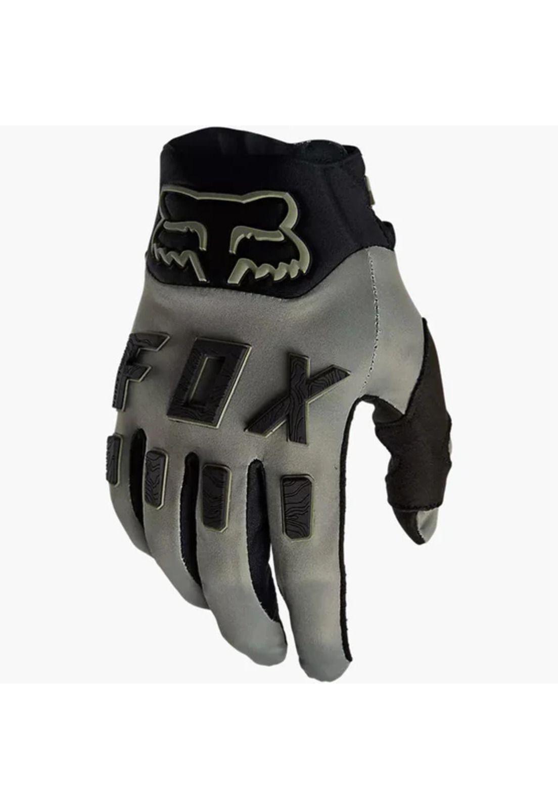 Guantes Moto Legion Drive Water Negro/Naranjo Fox-0