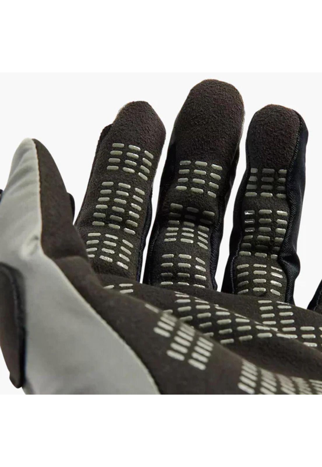 Guantes Moto Legion Drive Water Negro/Naranjo Fox-1