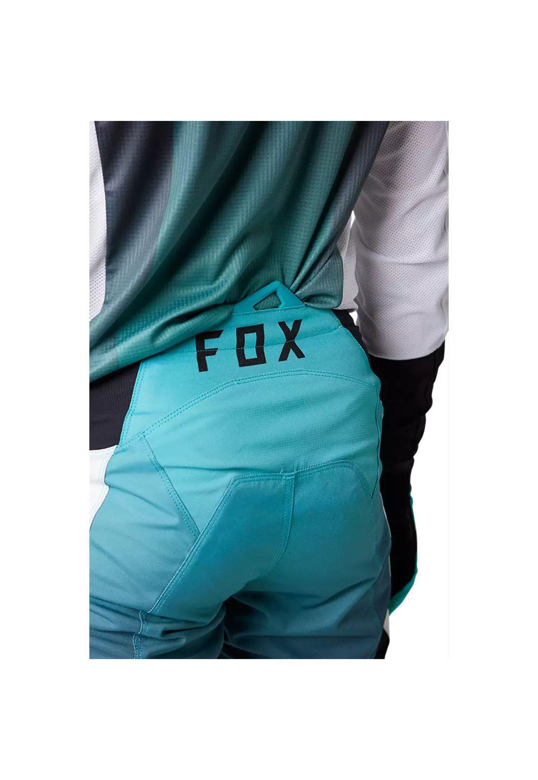 Pantalon Moto 180 Leed Celeste/Blanco Fox-4