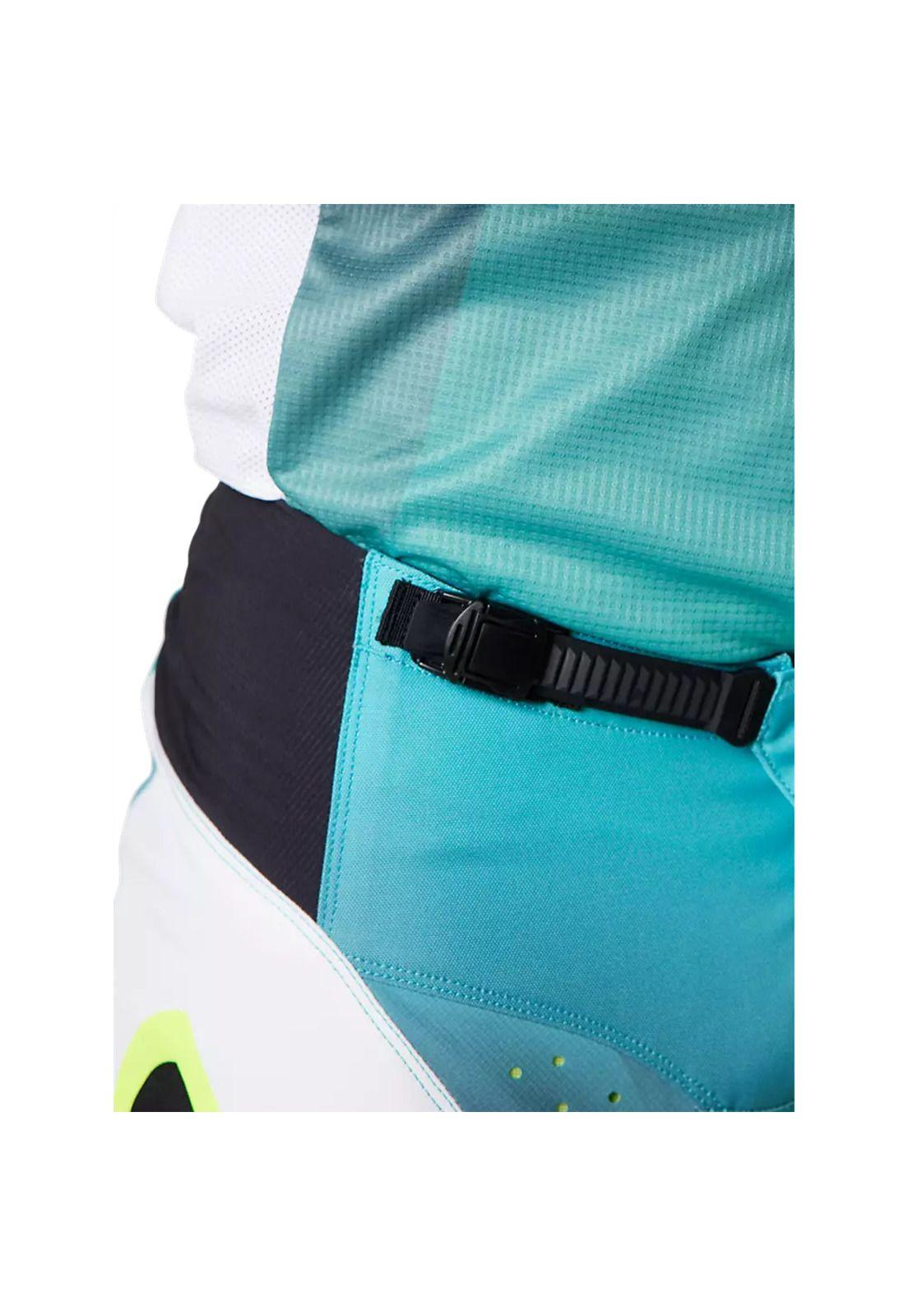 Pantalon Moto 180 Leed Celeste/Blanco Fox-5