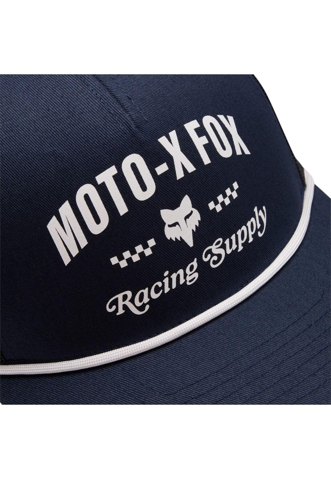 Gorro Jockey Lifestyle Mujer Supply Trucker Mesh Azul Fox-2