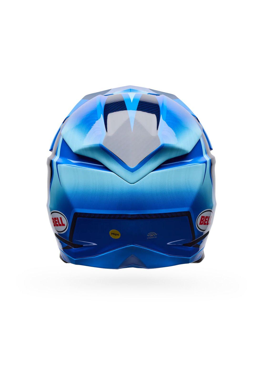 Casco Moto ET3 Moto-10 Spherical Azul Bell-3