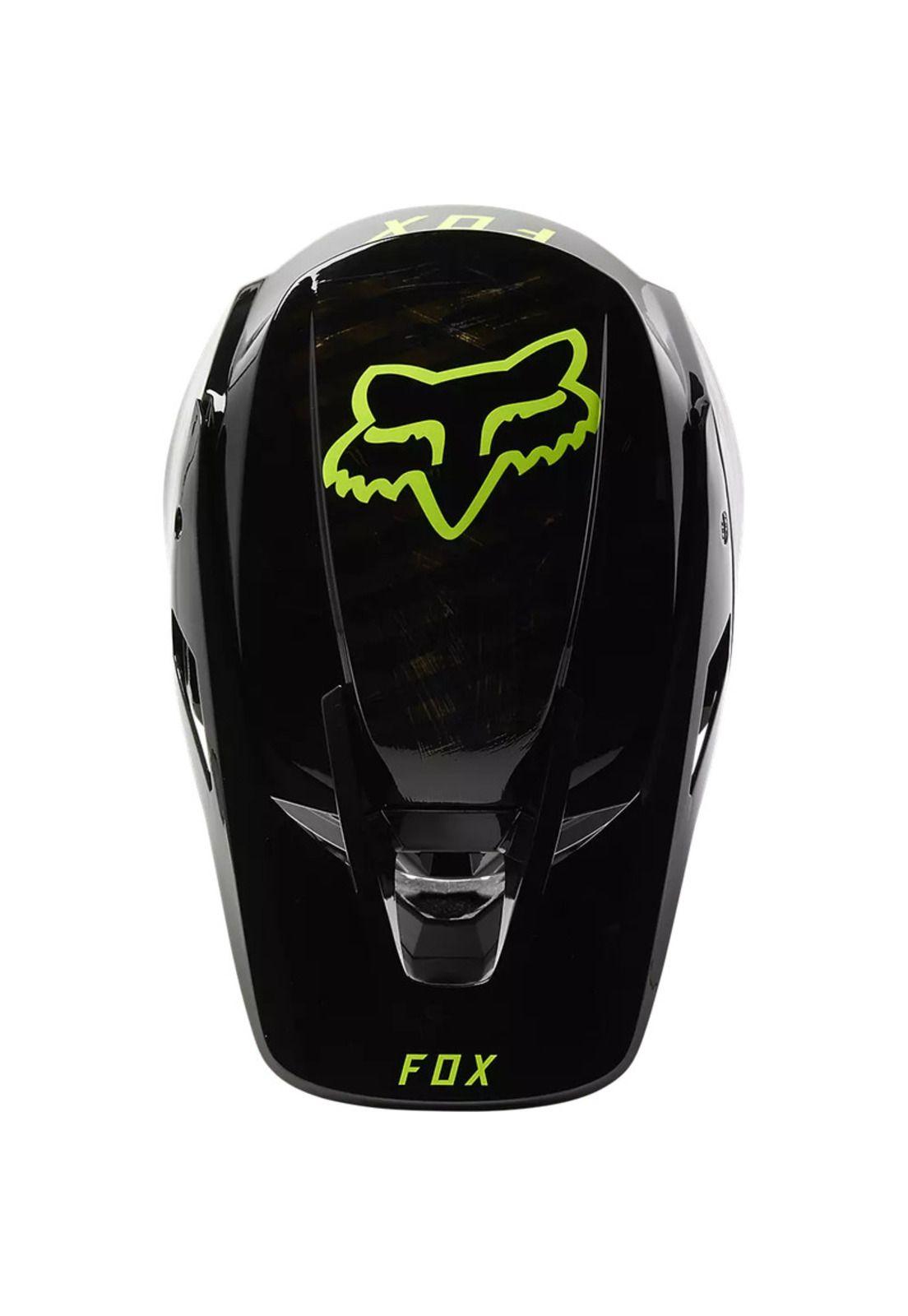 Casco Moto V3 RS Slait Negro Fox-3