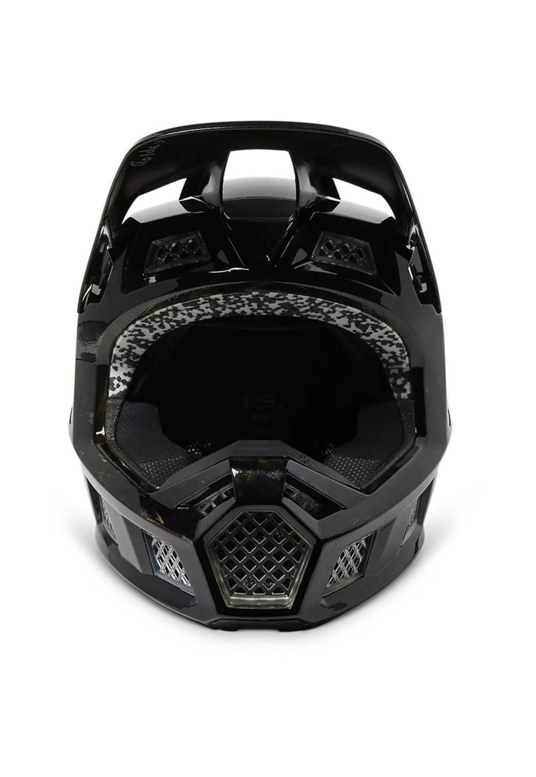 Casco Moto V3 RS Slait Negro Fox-4