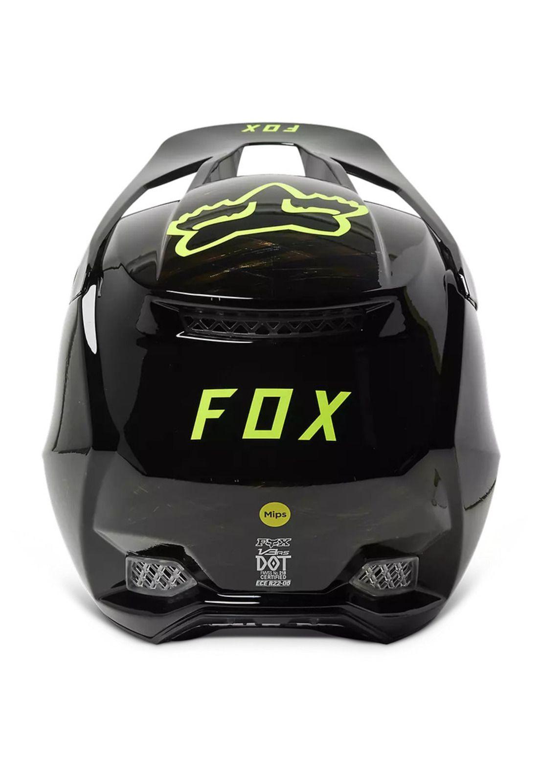 Casco Moto V3 RS Slait Negro Fox-5