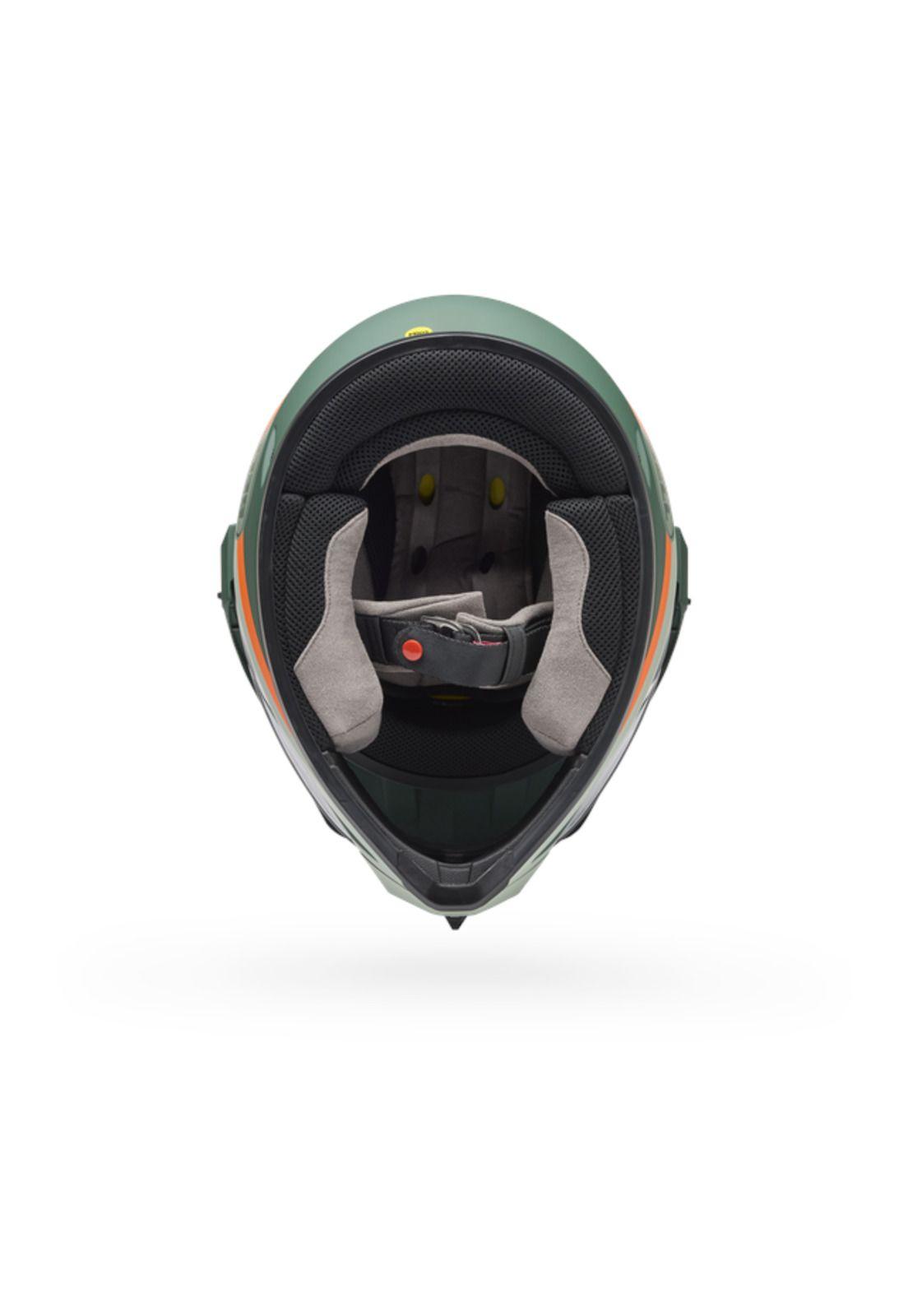 Casco Moto MX-9 ADV Verde Bell-4